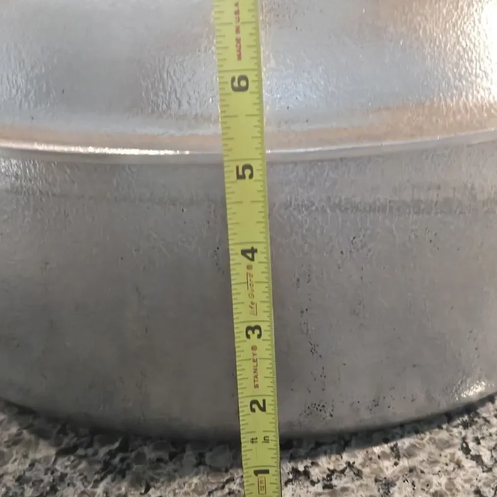 VTG Hammered Club Aluminum Hammercraft Cookware Oval Roaster Dutch Oven 16x10” - Picture 10 of 13